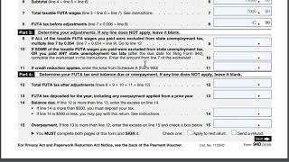 This video will show how to fill out a tax form.