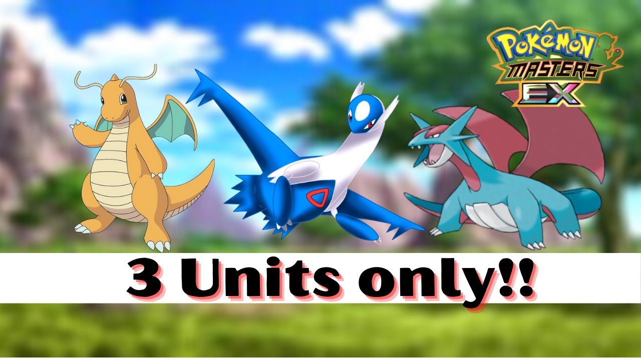 Pokemon Masters EX Latios challenge part 2 only 3 units!!