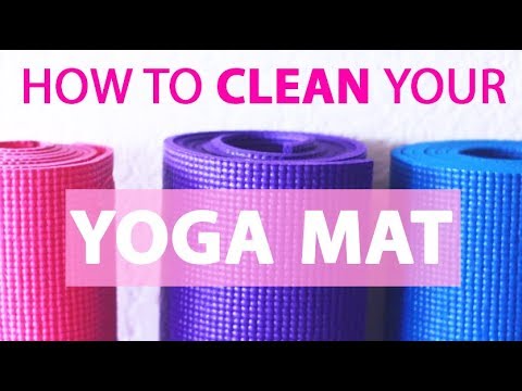How To Clean Your Yoga Mat At Home | NATURAL Yoga Mat Cleaner Recipe