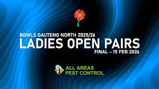 BGN 2026 | All Areas Pest Control Ladies Open Pairs | FINAL