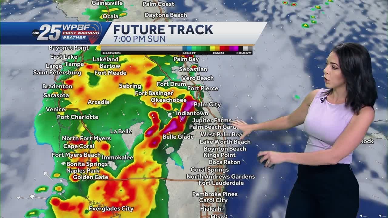 Hot, hazy and late storms across South Florida