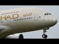 Etihad Airbus A380 A6-EPH Landing at Narita 16R | NRT/RJAA | 成田空港 | エティハド