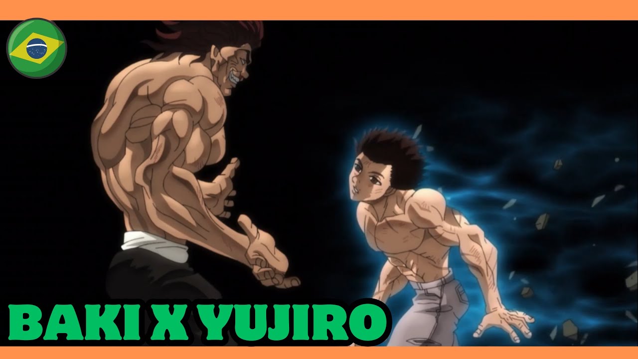 Baki desafiou Yujiro para uma luta #Anime #Baki #animescene