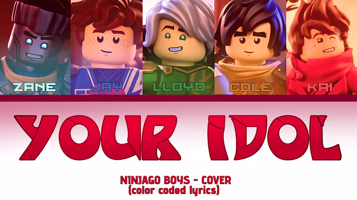 [AI COVER] NINJAGO BOYS  - "YOUR IDOL" (orig. by saja boys) | Color Coded & Lyrics