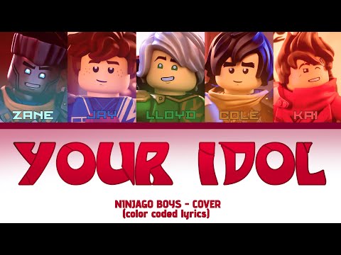 AI COVER NINJAGO BOYS YOUR IDOL Orig By Saja Boys Color Coded Lyrics 