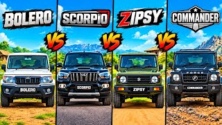 BOLERO VS SCORPIO VS ZIPSY VS COMMANDER - WHO IS BEST? screenshot 4