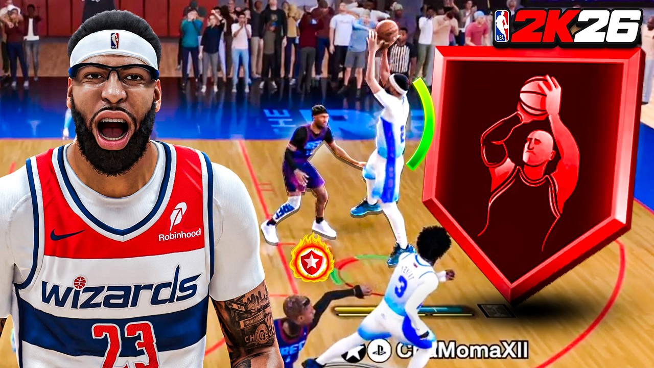 This ANTHONY DAVIS BUILD is 2-WAY POST BULLY in RANDOM REC on NBA 2K26!