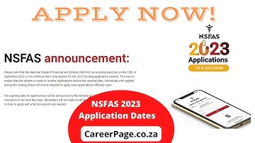 HOW TO APPLY FOR NSFAS 2023// 2023 NSFAS ONLINE APPLICATIONS