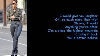 Lovin U by Alicia Keys (Lyrics)