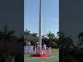 Persiapan penyerahan bendera