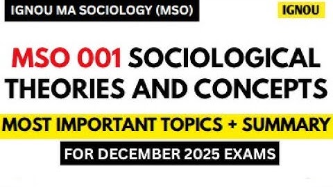 IGNOU MSO 001 MOST IMPORTANT QUESTION FOR DEC 2025 EXAM | IGNOU MSO 001 Quick Revision | GUESS PAPER