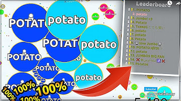 1000% DOMINATING AGARIO SERVERS !! ( Jumbo with Robo )