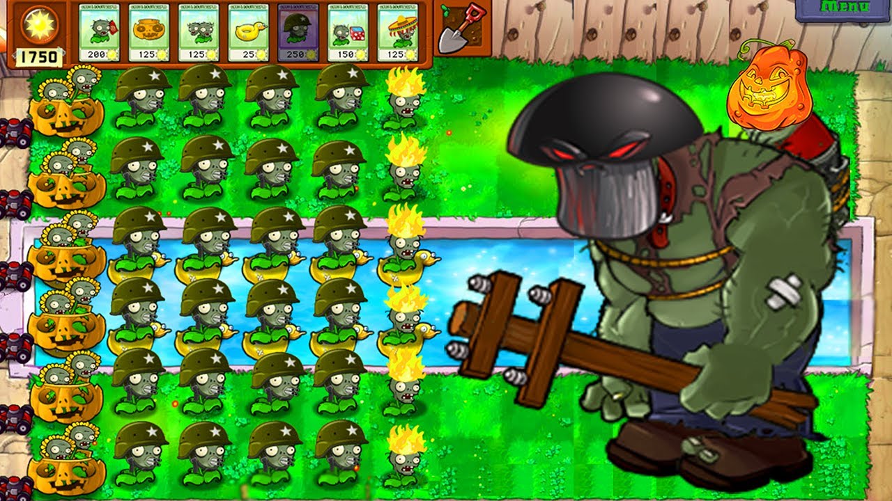 Plants vs Zombies. Zombotany Mod Gameplay 