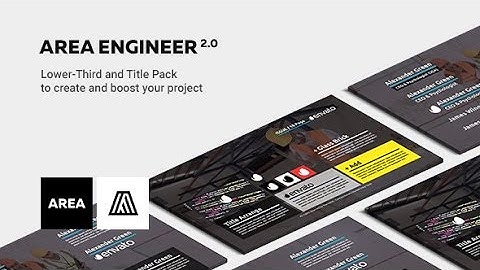 Text Block and Lower Thirds /// After Effects Template