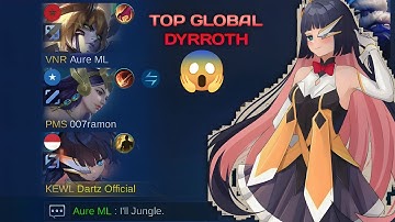 I MET TOP GLOBAL DYRROTH IN RANKED GAME!!! 🔥 | RUBY (DUO RANKED) GAMEPLAY! | MLBB