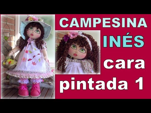 cara pintada de muñeca