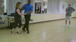 Swing I 16 cl 3 walks and points,  and the drape
