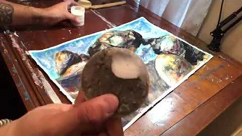 How I seal and protect my paintings - Gamblin cold...