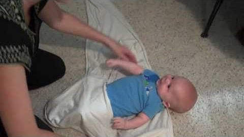 Swaddling Using the Miracle Blanket
