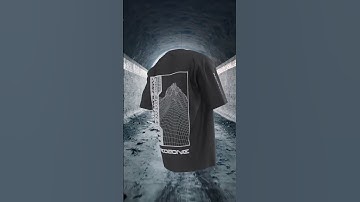 Thumbnail of 3D mockups for you clothing brand. Check out our latest video. #blender #streetwear #mockup