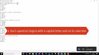 LESSON 3  MCQs LMS AIKEN format Quiz Setup