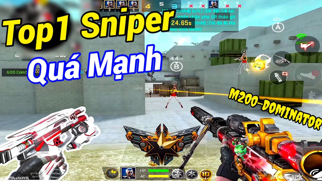 CF LEGENDS | M200-Dominator VIP Sniper Số 1 Mà Bạn Nên Sở Hữu 😍