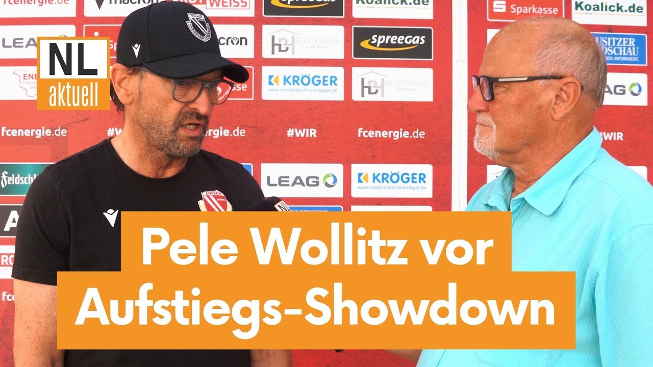 FC Energie Cottbus | Pele Wollitz vor Aufstiegs-Showdown gegen Hertha BSC