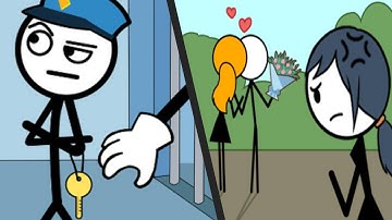 THIEF PUZZLE vs SKIP LOVE - All Levels New UPDATE Stickman Puzzle Satisfying Double Gameplay ios