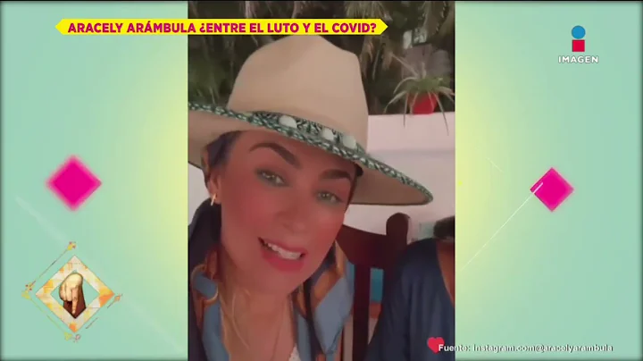 Entre lgrimas, Aracely Armbula desmiente tener COV...