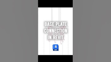 Modelling a Base Plate Connection in Revit #steeldesign #revit