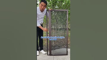 The pocket lock and the steel mesh window are linked, and the flip-up structure avoids #qiangning