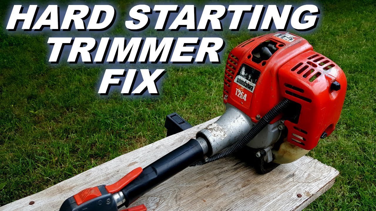 Fix a trimmer that's hard to start. YouTube