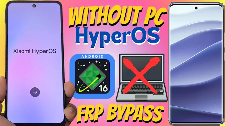 WITHOUT PC - All Xiaomi Redmi hyperos 2.0.2 Android 16 - 15 Frp Bypass Account Google