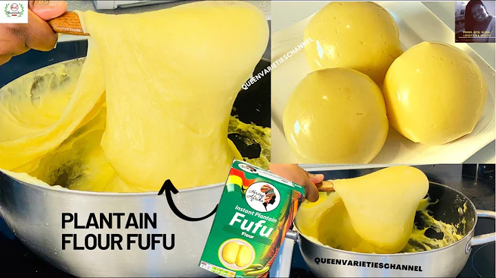 STRESS FREE PLANTAIN FUFU FLOUR RECIPE | How To Prepare Plantain Fufu Flour | Nigerian FUFU RECIPE