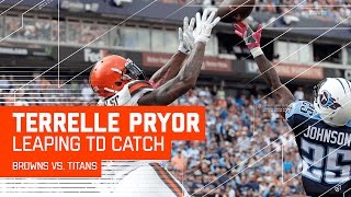 Terrelle Pryor Out Jumps Two Defenders for a TD! | Browns vs. Titans | NFL