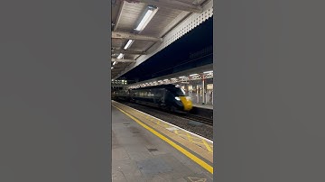 Great Western Rail Class 800 passing Slough at night #train #trainspotting #gwr #fasttrain #travel