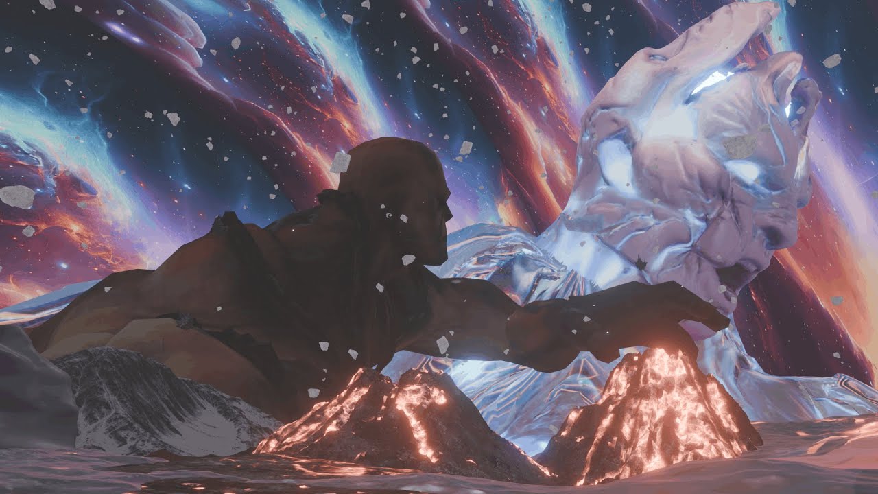 Cronos Ragnarok Surtr(Ragnarok) vs Cronos | God of War | Epic Blender Animation - YouTube