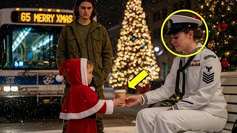 “Please Don’t Cry, Ma’am…You Can Borrow My Dad.”—Said the Little Girl to the Navy Soldier at the Bus