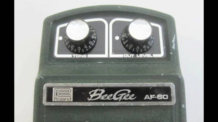 ROLAND AF-60 BEE GEE FUZZ PEDAL AUDIO SAMPLE in HD