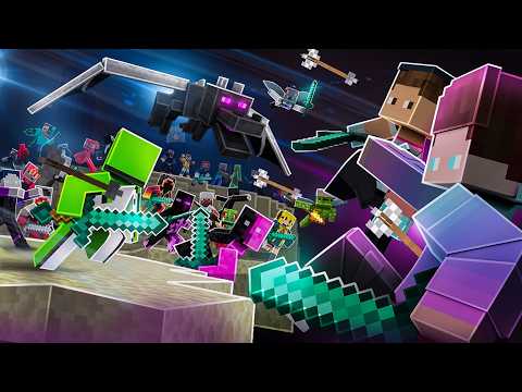 2 Minecraft Speedrunners vs. 100 Hunters