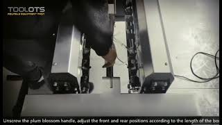 Semi-automatic box folding machine/carton sealer/box sealer/case seale