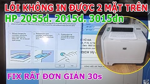 Máy in hp bị lỗi tự đảo 2 mặt năm 2024