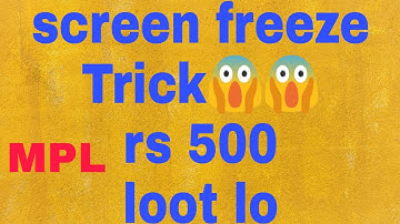 SCREEN FREEZE TRICK MPL POOL HACK 😱😱😱