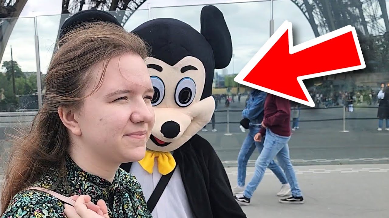 MICKEY JUMP SCARE IN PARIS!