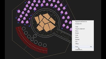 Using the pattern symbol tool in landscape drawings