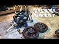 HONDA CBR1000rr Wrecked Bike Rebuild (PT.3 ASSEMBLY)