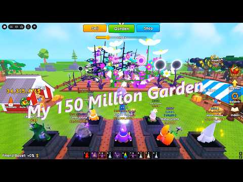 My +150million login Garden in Roll A Gnome