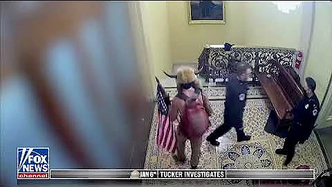 #shorts BREAKING Never seen video of January 6 shows Jacob Chansley,  being led through the Capitol