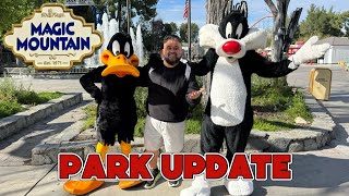 Six Flags Magic Mountain. New Park Update Including Merch, Food And Fun With Daffy & Sylvester 