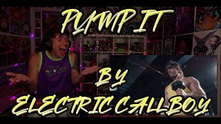 THE ONLY WORK OUT SONG YOU NEED!!!!!!!!!!!!!!! Blind reaction to Electric Callboy - Pump It